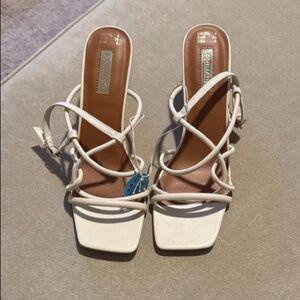 Primark Cream Strappy Heels